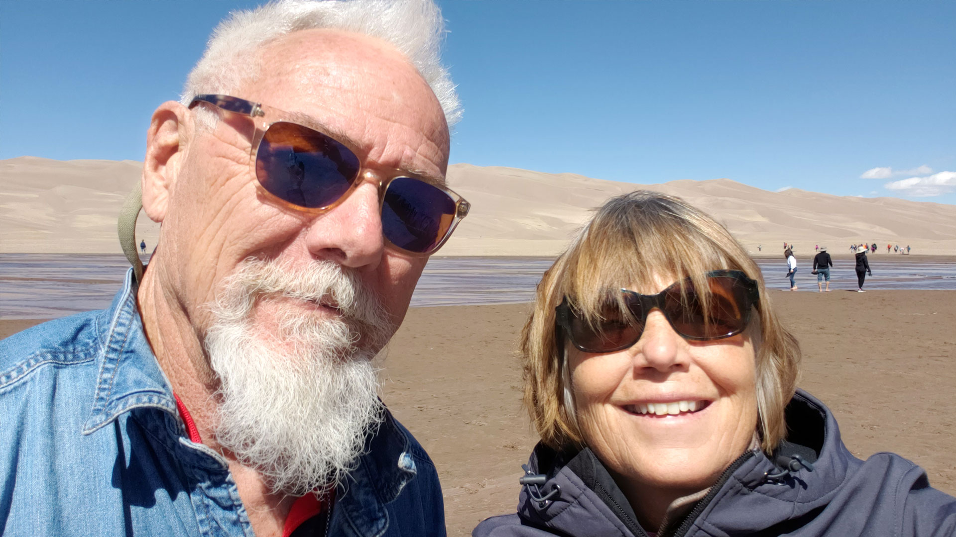 Flash and Jan at Great Sand Dunes National Park